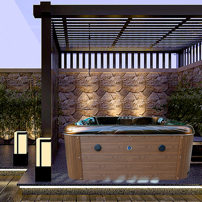 Açık havada jakuzi 4 kişilik akrilik masaj spa banyo rahatlatıcı hidroterapi için